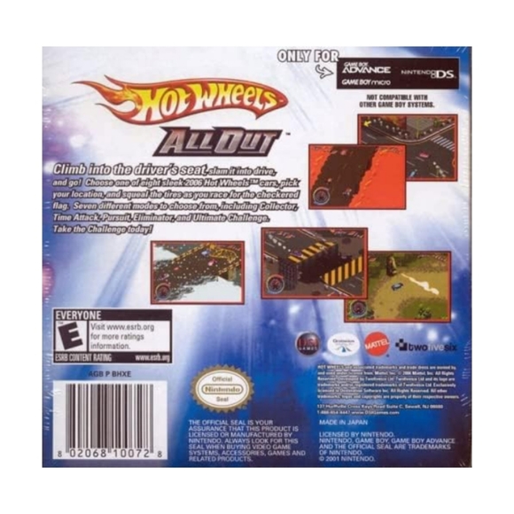 NEW Hot Wheels World Challenge Gameboy Advance Nintendo DS Gameboy Micro SEALED - Picture 2 of 2